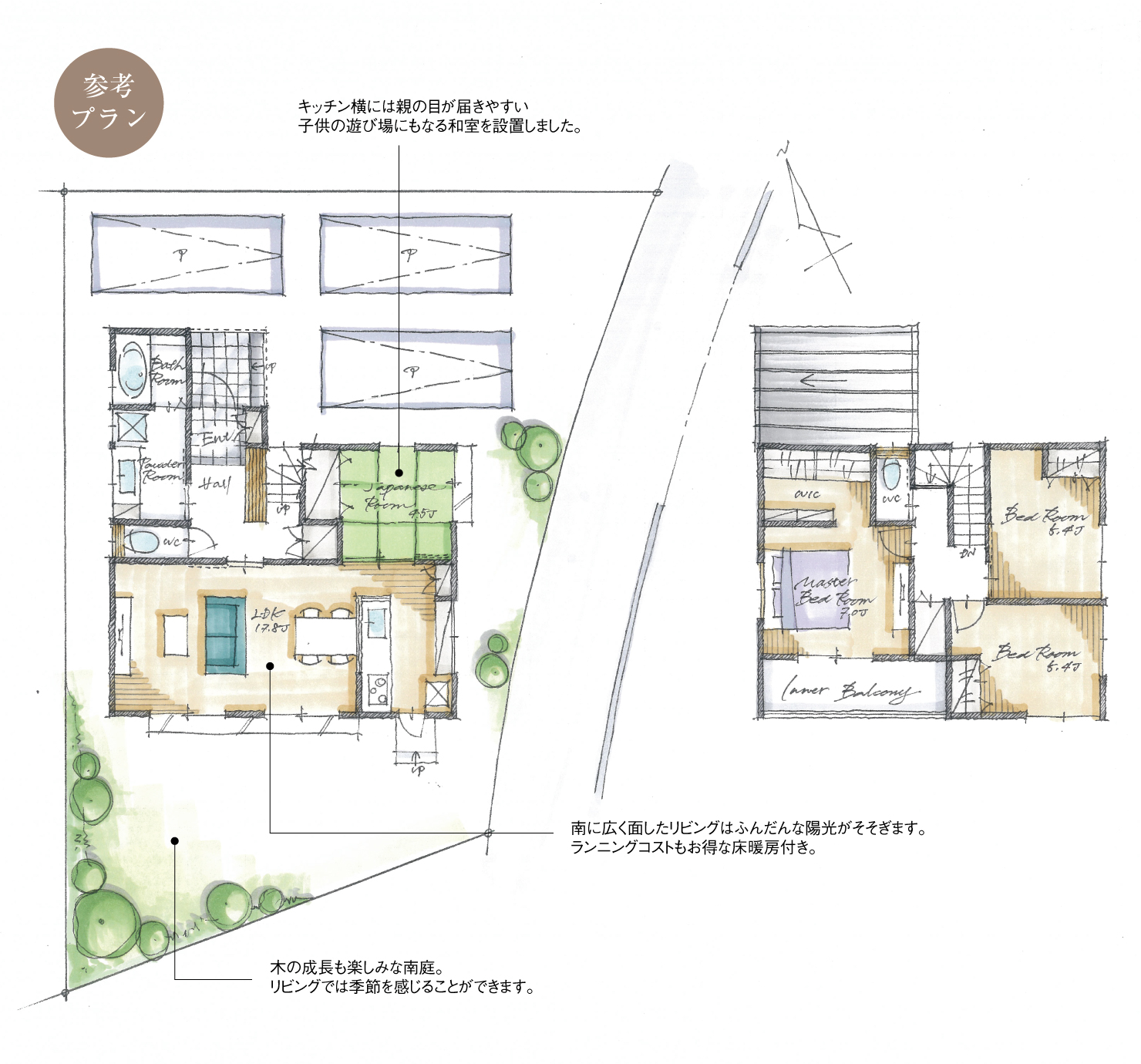 5_間取図_planB3-6_クリザンテームヒルズ長久手_注文