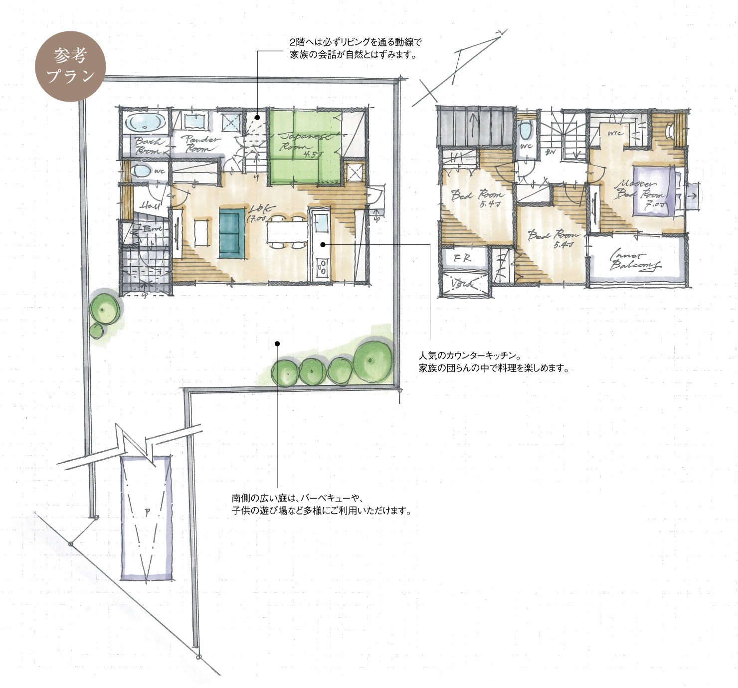 5_間取図_planB3-2_クリザンテームヒルズ長久手_注文