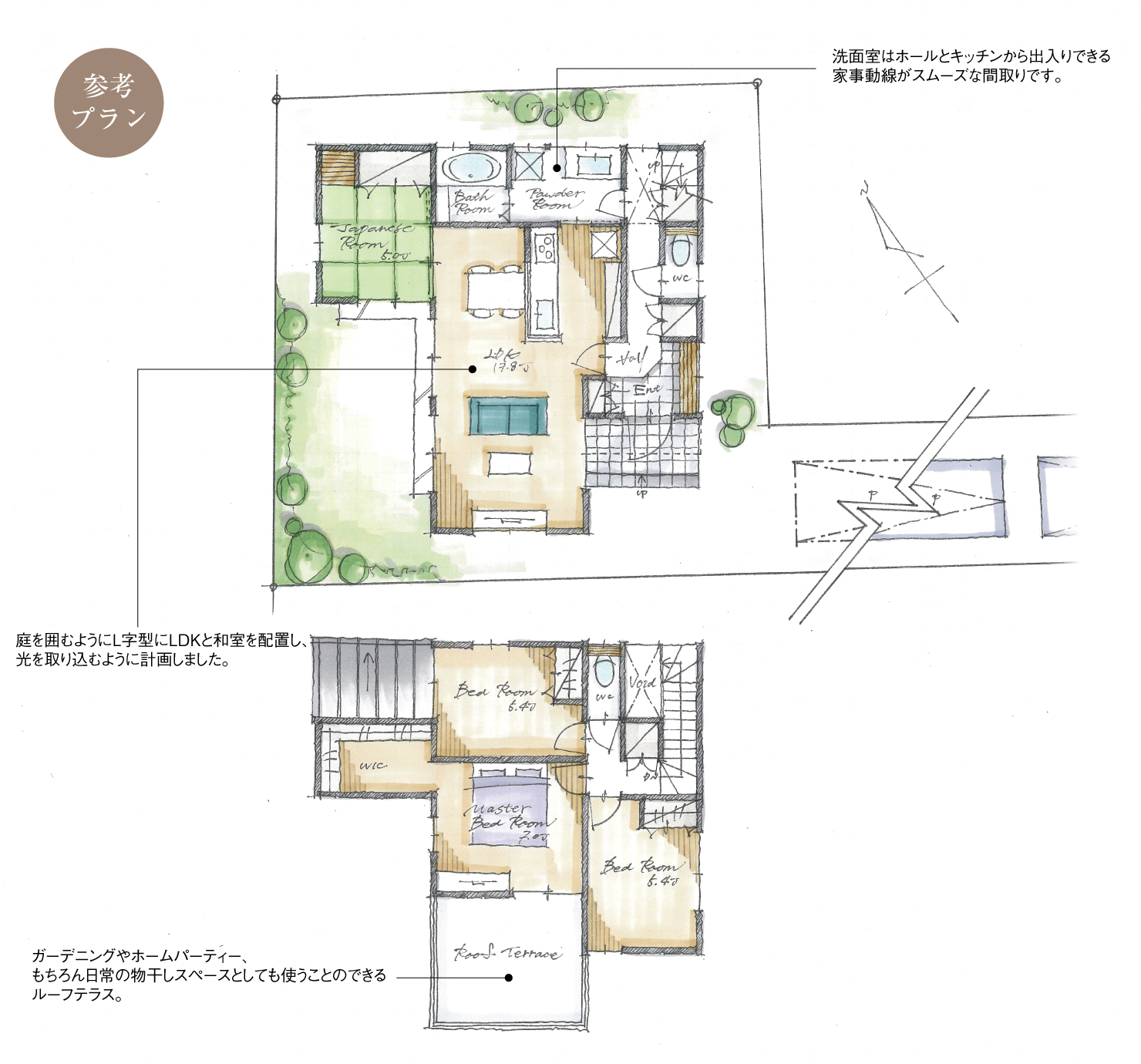 5_間取図_planB3-2_クリザンテームヒルズ長久手_注文