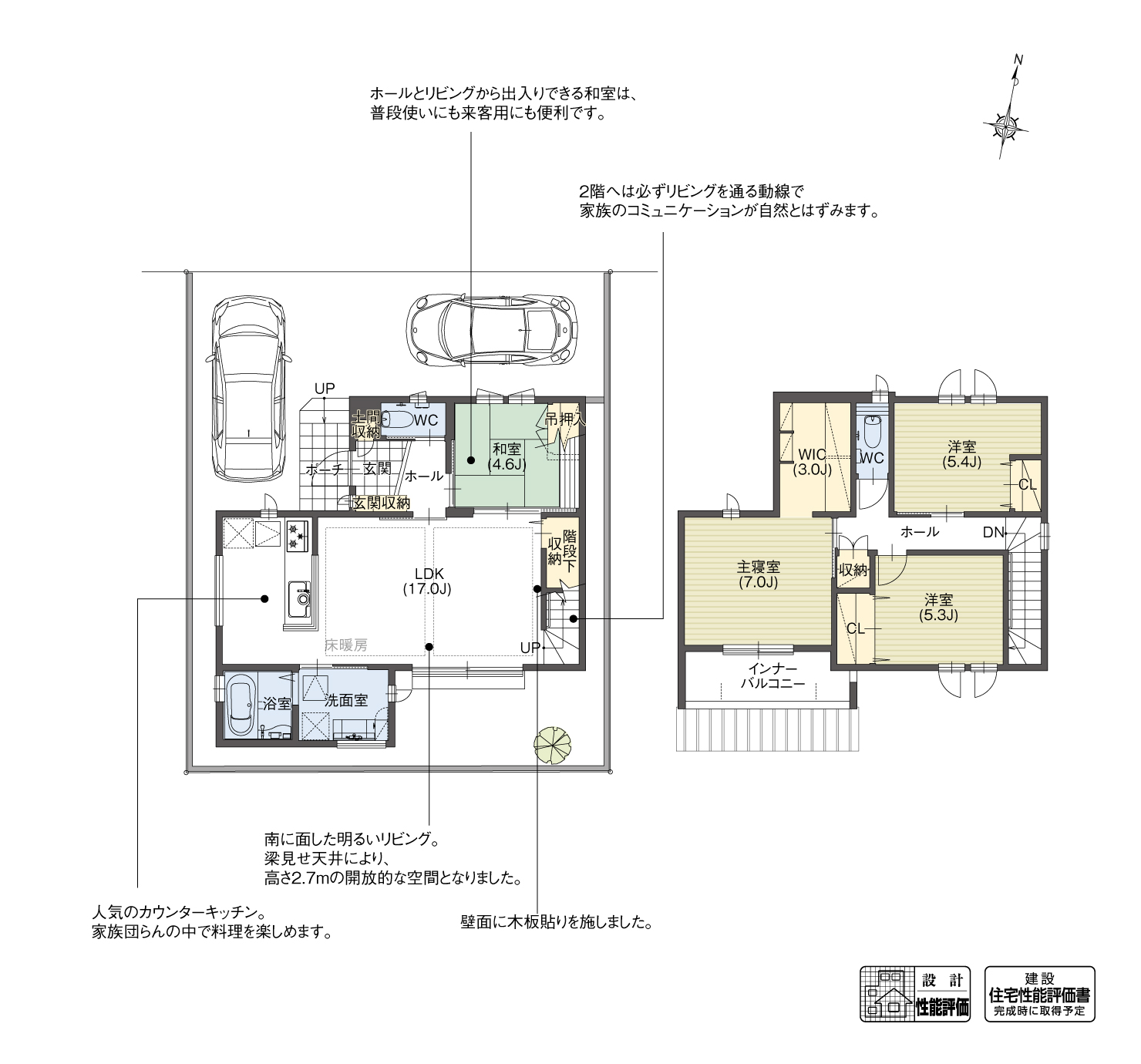 5_間取図_plan1_北区安井