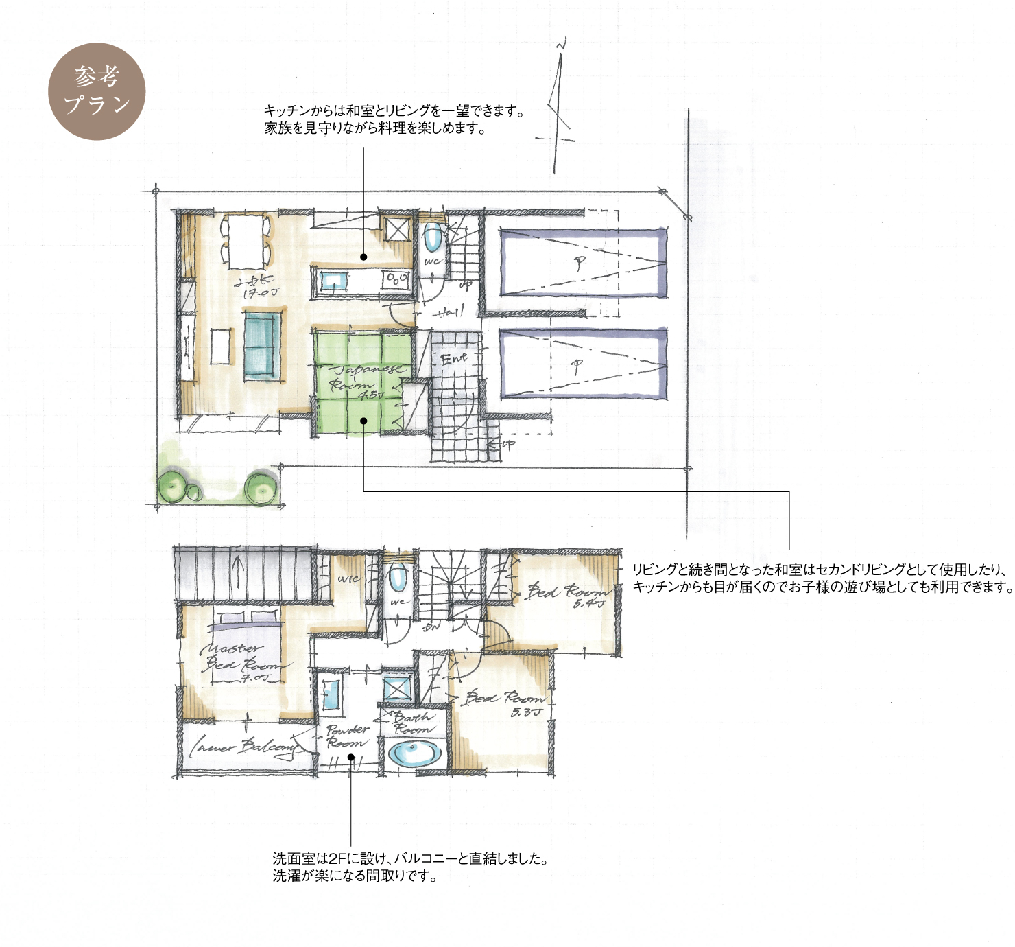 5_間取図_plan3_中村区日比津町2_注文