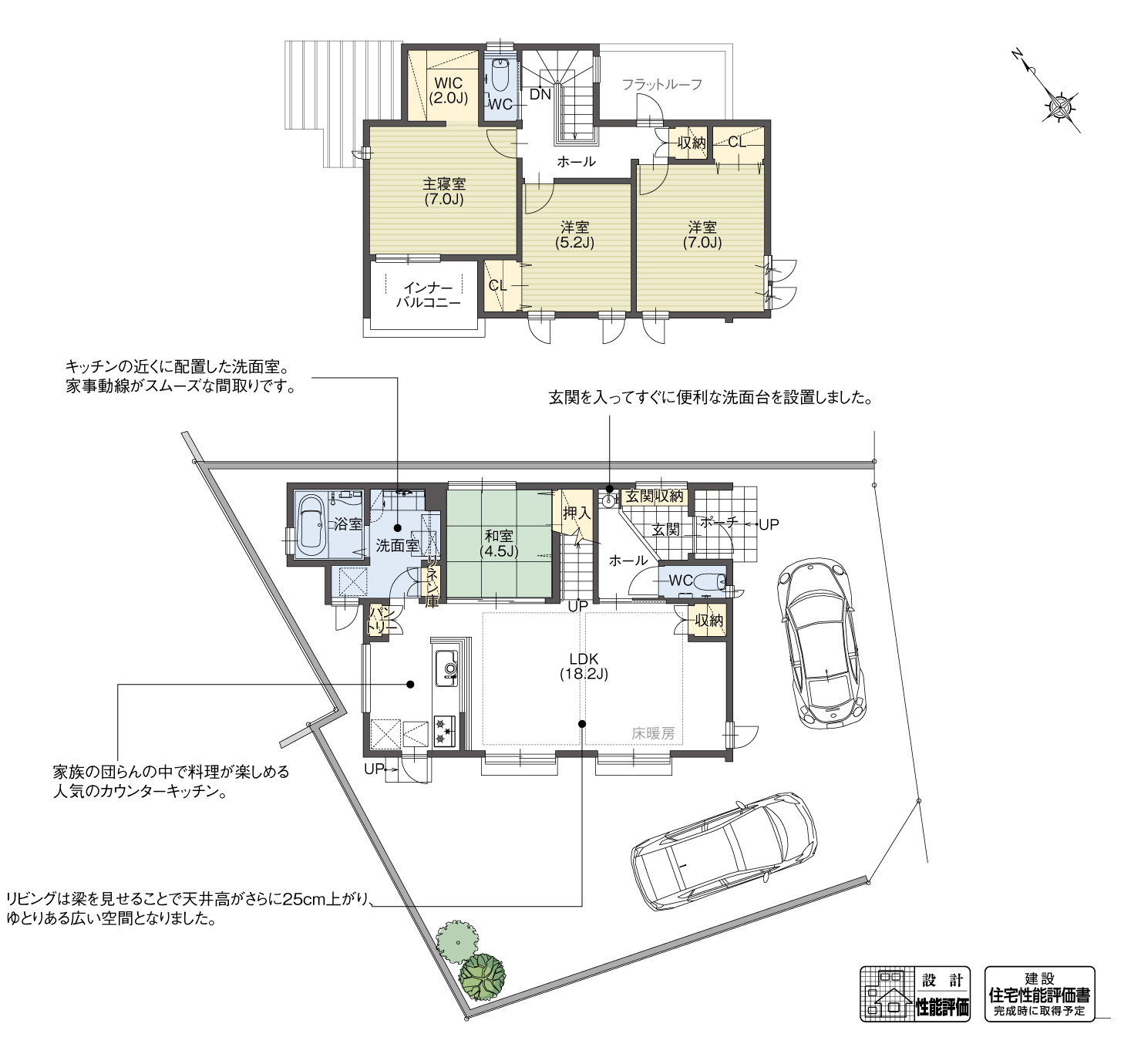 5_間取図_plan34_プロムナードヒルズ東郷