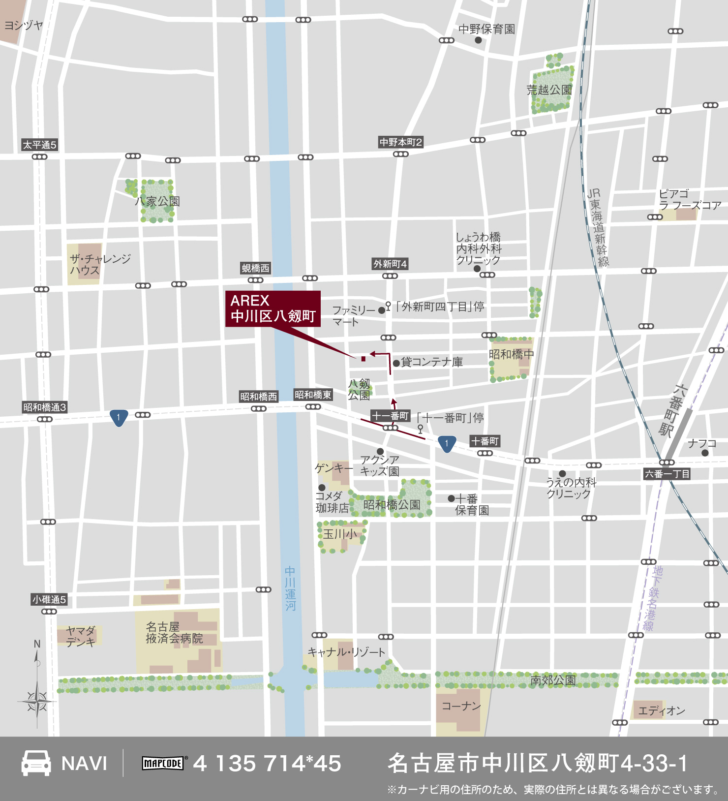 3_地図_中川区八剱町