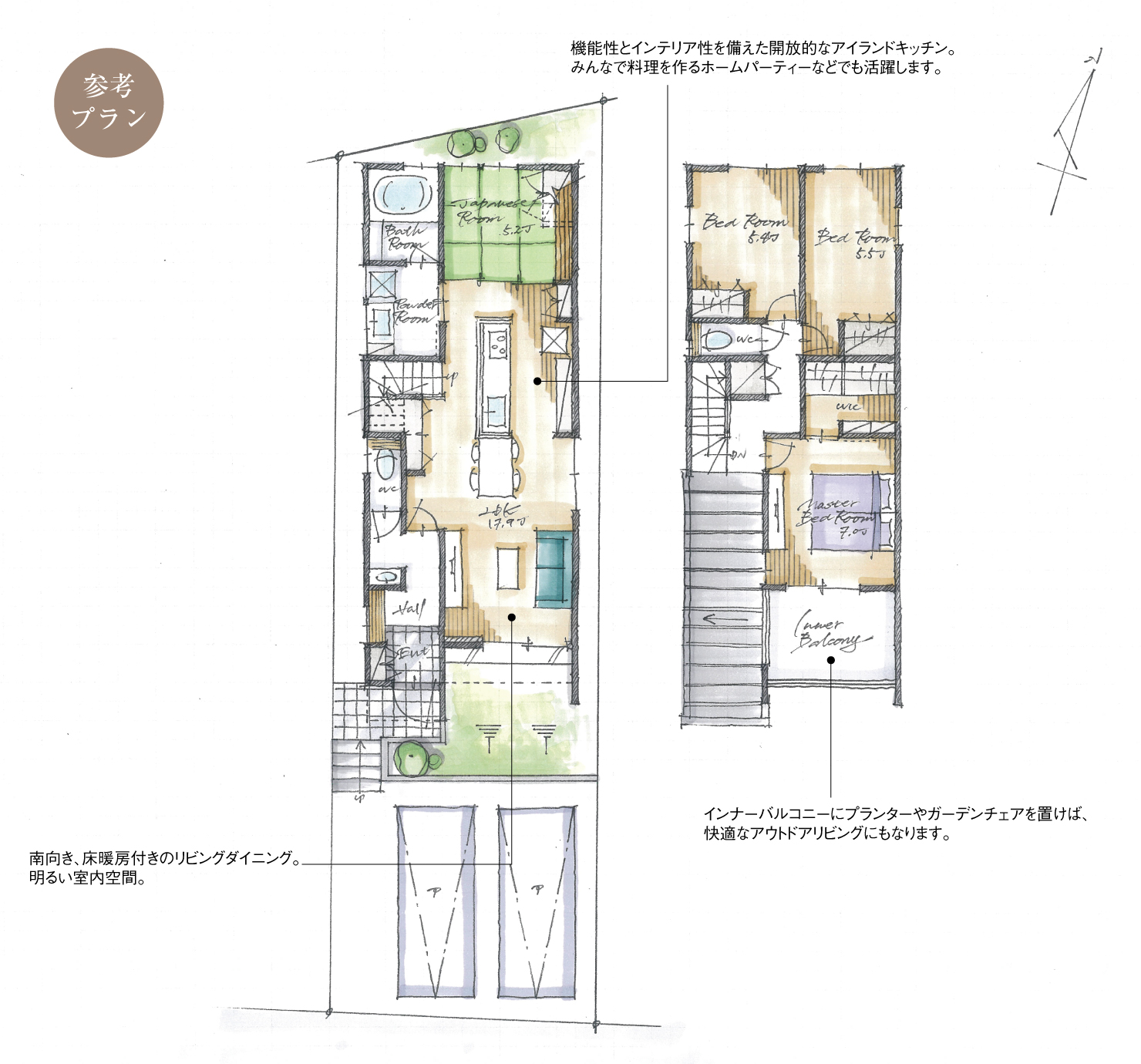 5_間取図_plan4_天白区池見_注文