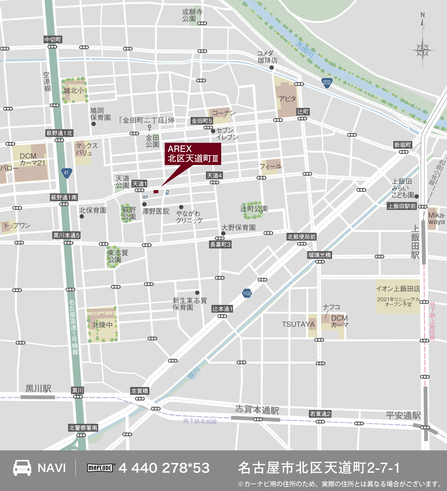 3_地図_北区天道町3