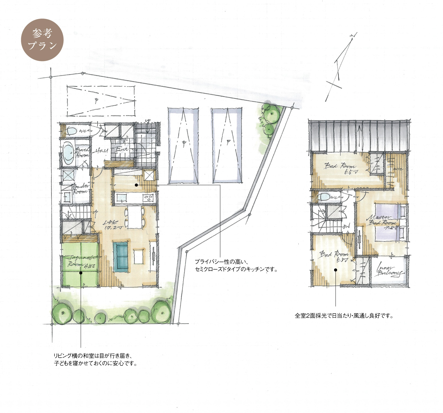 5_間取図_plan8_知多市八幡2_注文