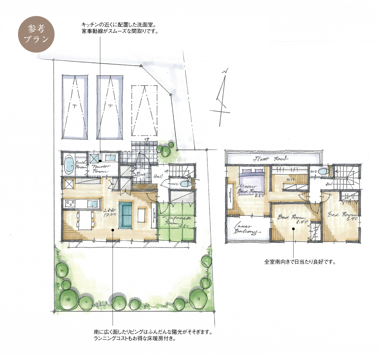 5_間取図_plan2_稲沢市治郎丸東町_注文