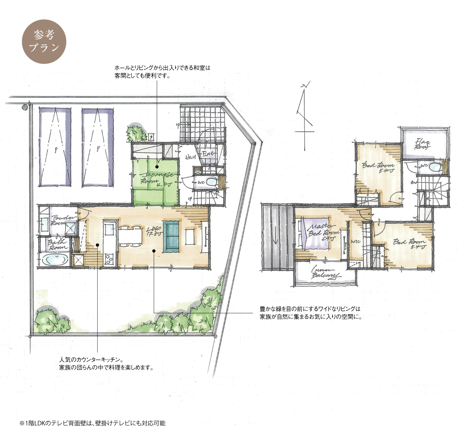 5_間取図_planL-9_クリザンテームヒルズ西中山_注文