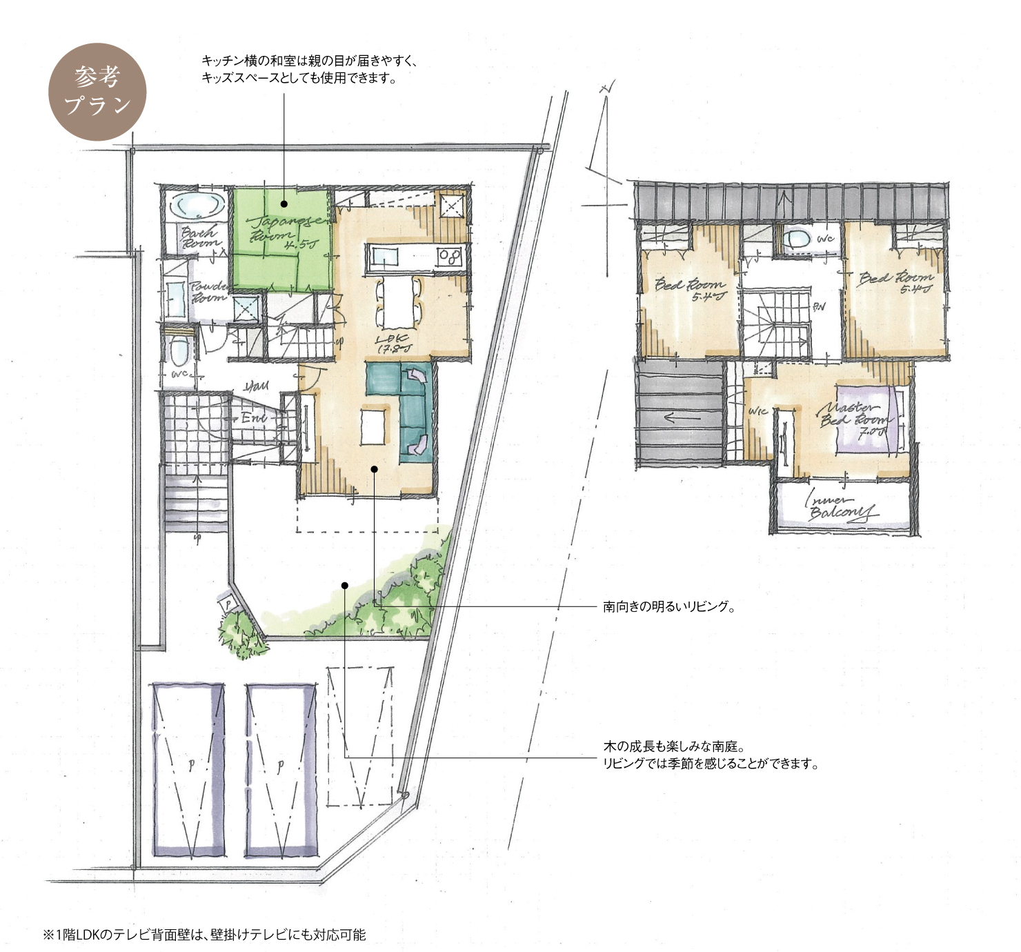 5_間取図_planL-18_クリザンテームヒルズ西中山_注文