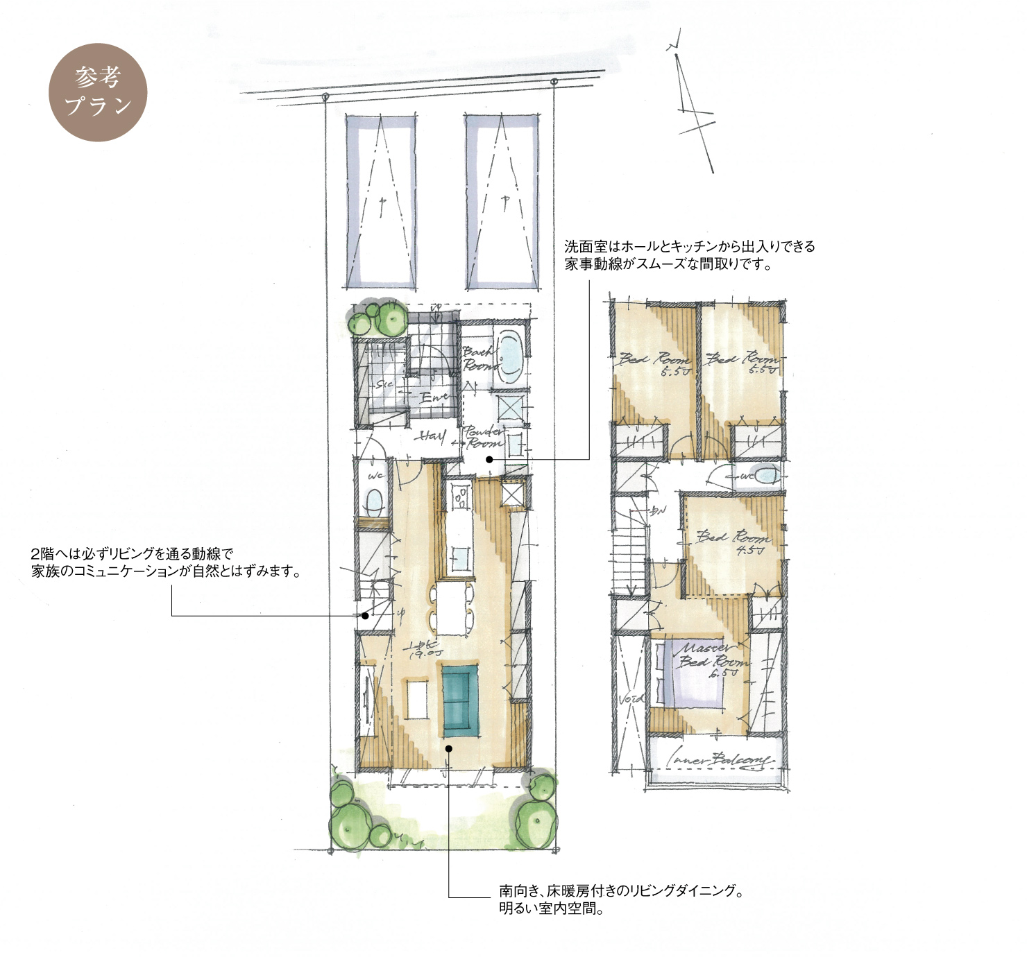 5_間取図_plan2_中村区日比津町3_注文