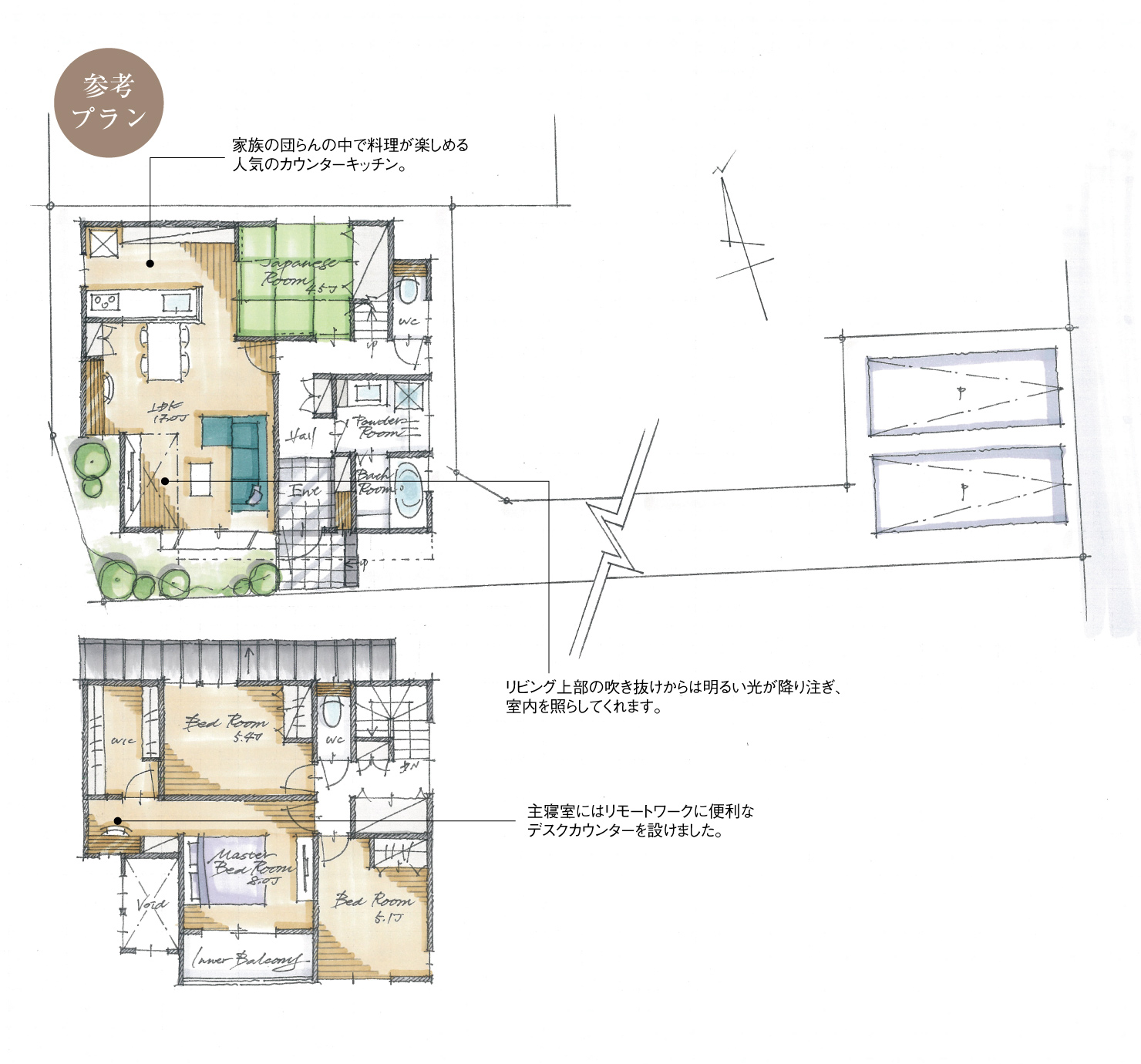 5_間取図_plan6_中村区日比津町3_注文