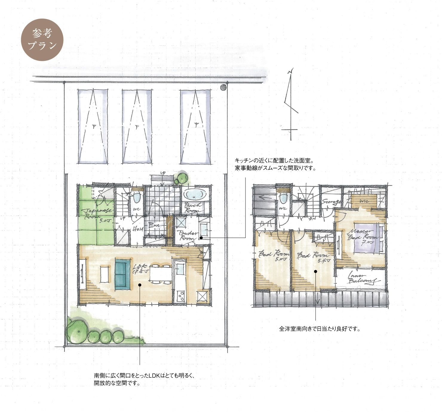 5_間取図_planJ-4_クリザンテームヒルズ西中山_注文