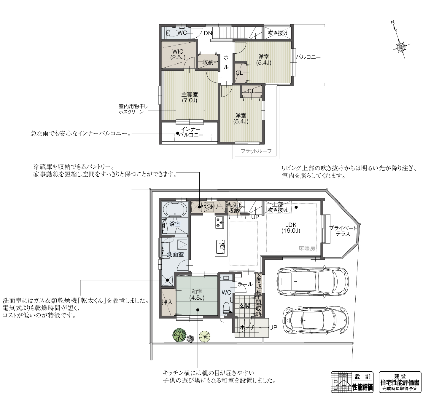 5_間取図_plan1_天白区植田西2