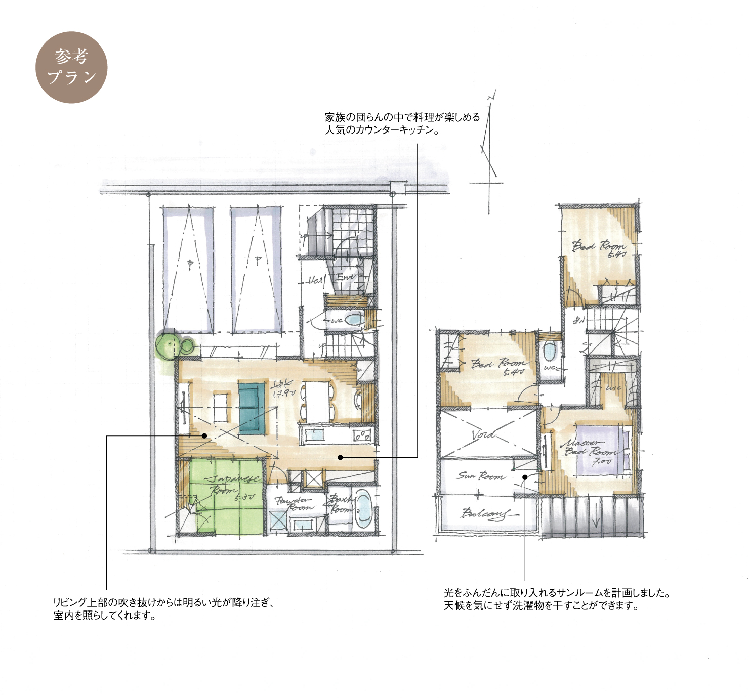 5_間取図_plan3_北区川中町2_注文