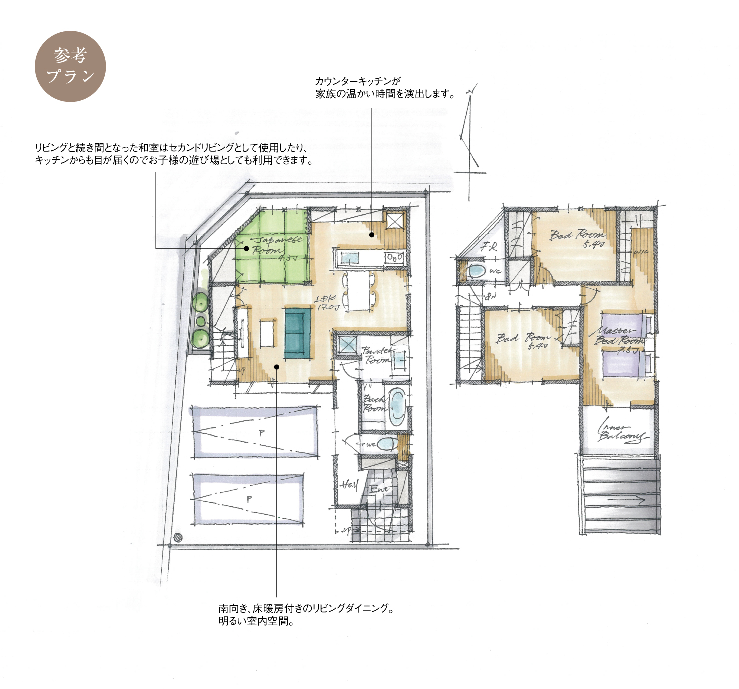 5_間取図_plan1_北区川中町2_注文