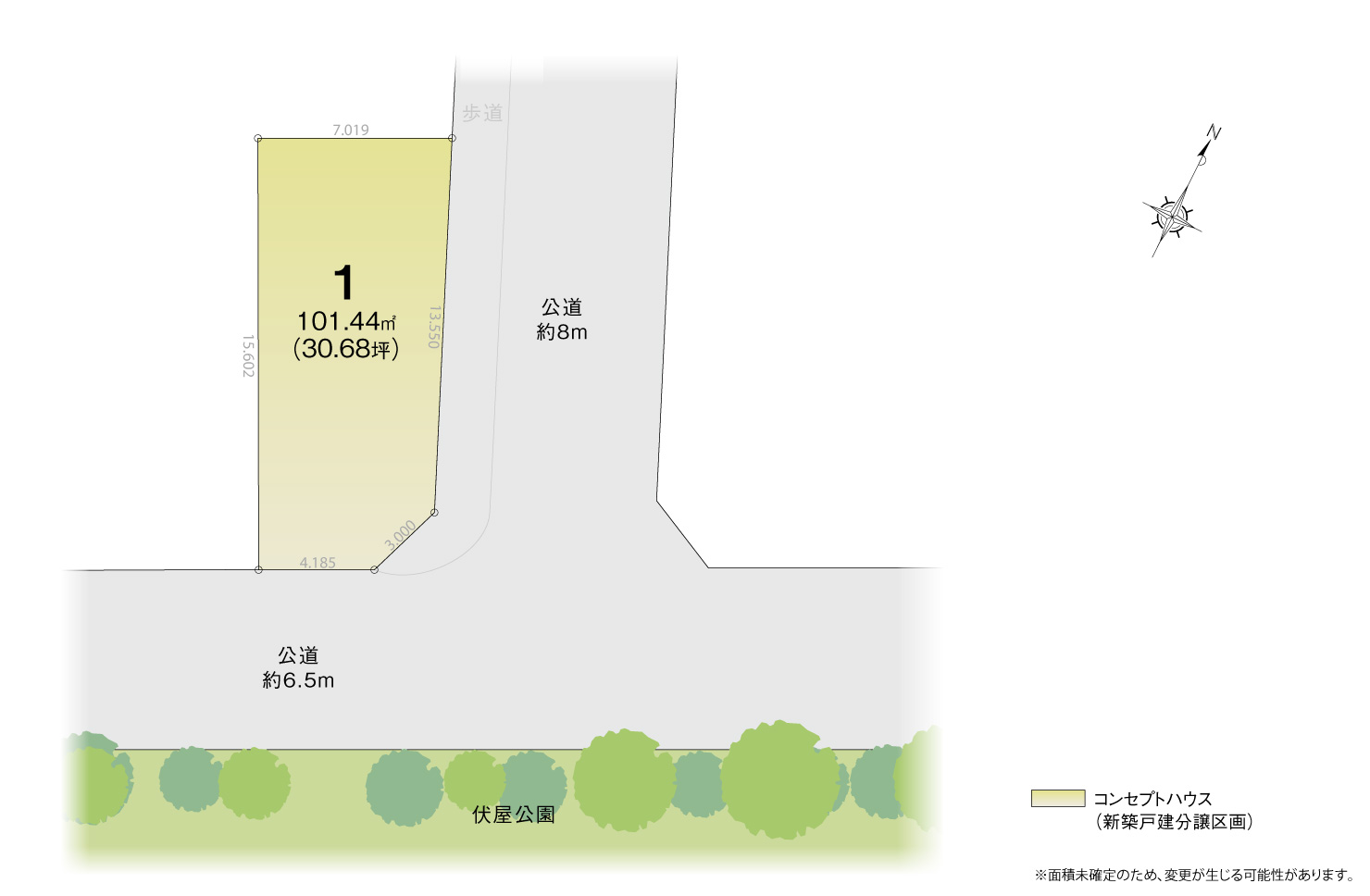 区画図_中川区伏屋