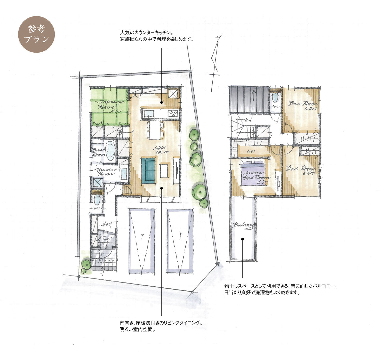5_間取図_plan2_南区豊田2_注文
