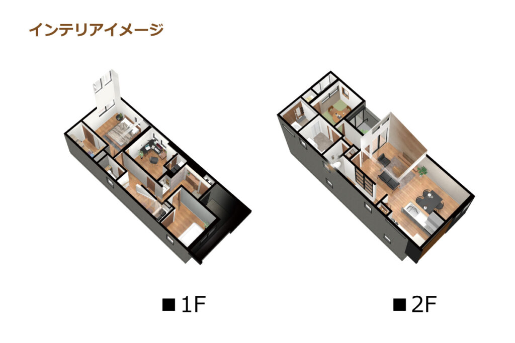 5_間取図_plan2_西区貝田町_インテリアイメージのみ