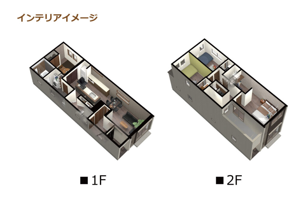 5_間取図_plan2_北区長喜町_インテリアイメージのみ