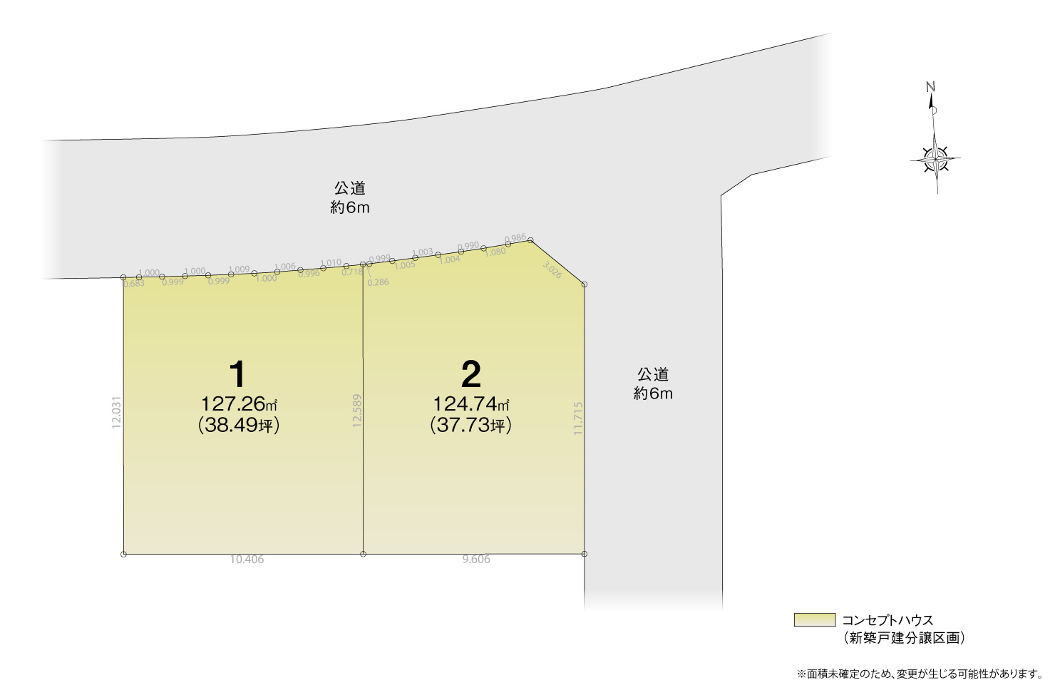 4_区画図_長久手市片平