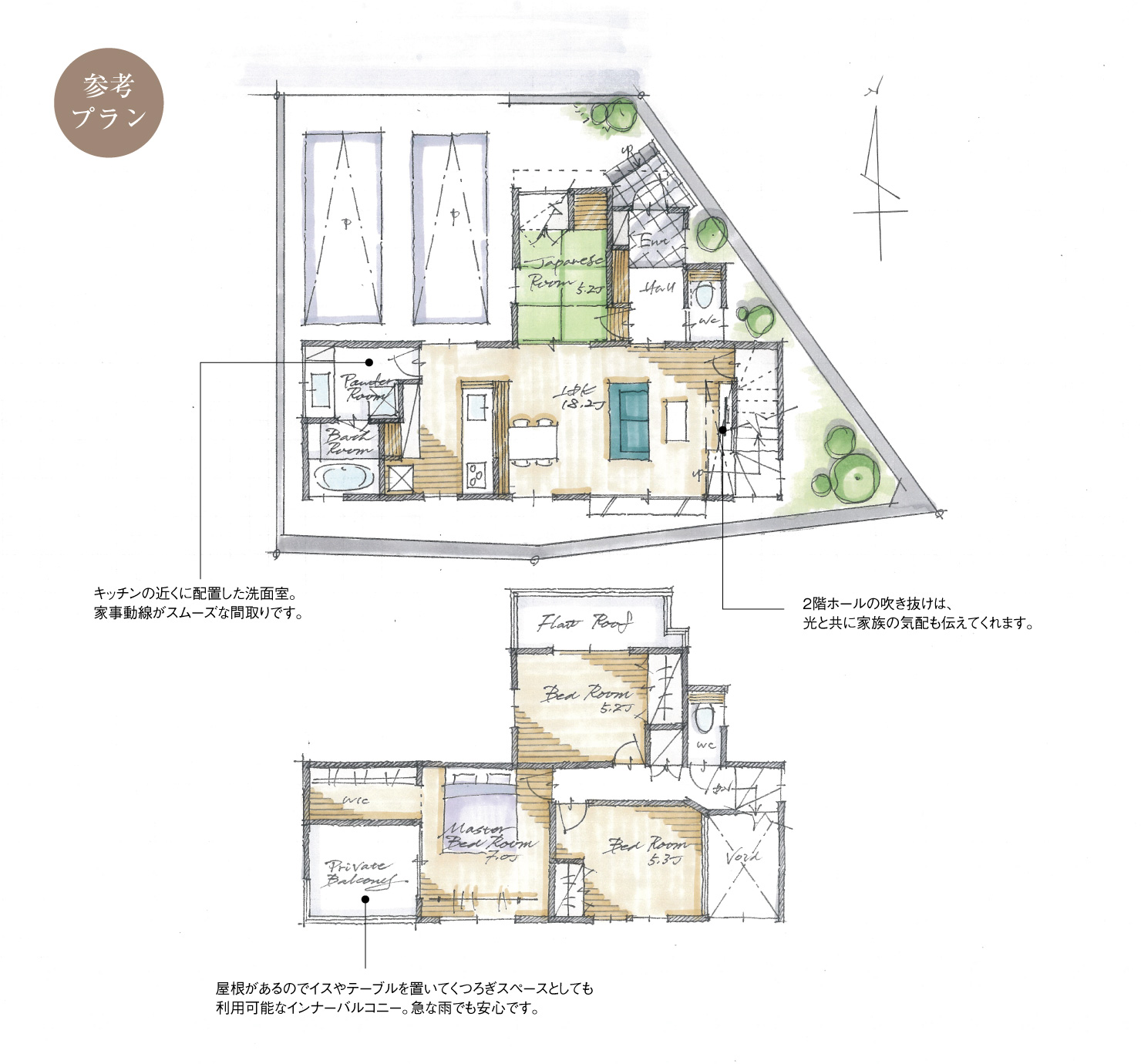 5_間取図_plan4_名東区高針6_注文
