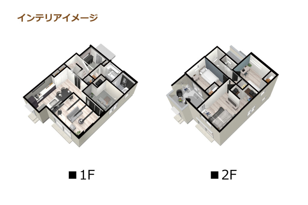 5_間取図_plan6_名東区高針Ⅵ_インテリアイメージのみ