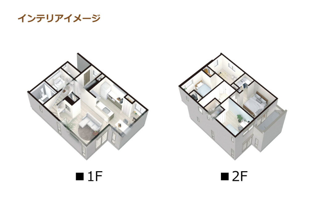 5_間取図_plan1_港区惟信町_インテリアイメージのみ