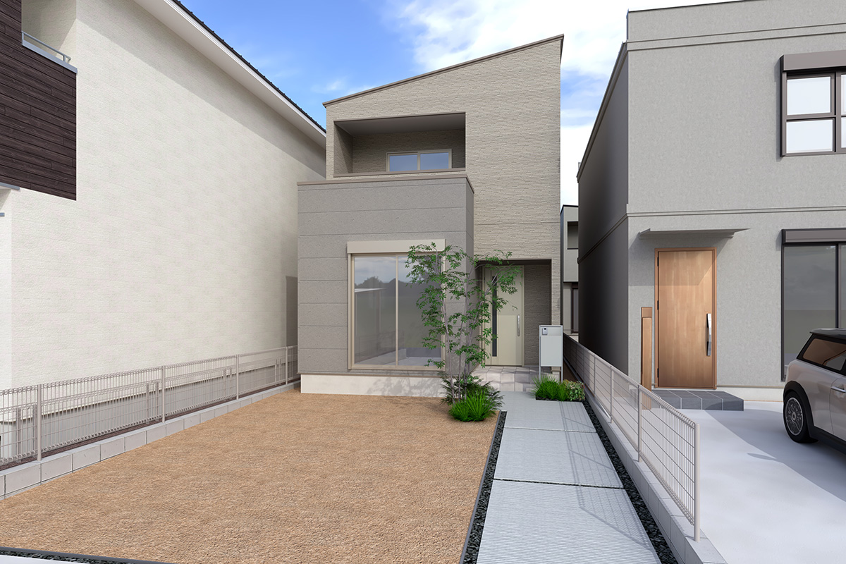 パース_8号棟_北名古屋市高田寺砂場