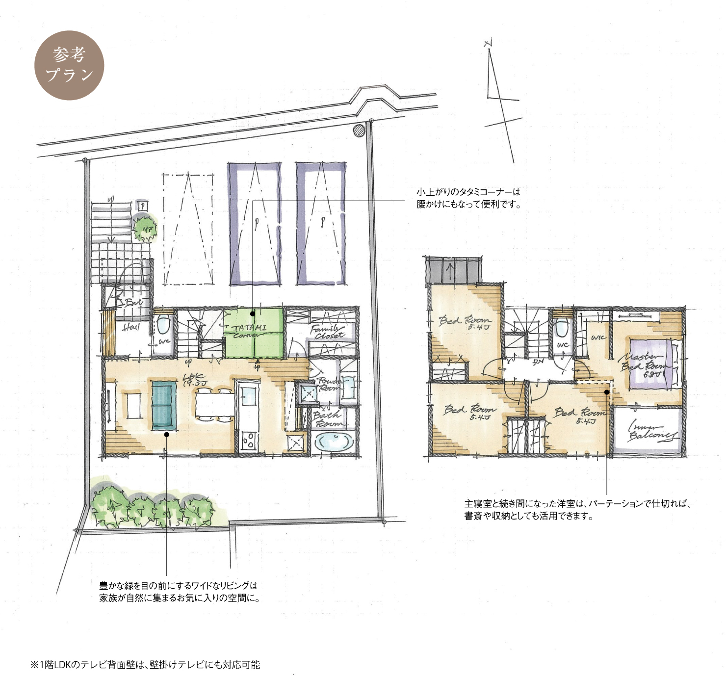 5_間取図_plan1_豊田市中田町_注文