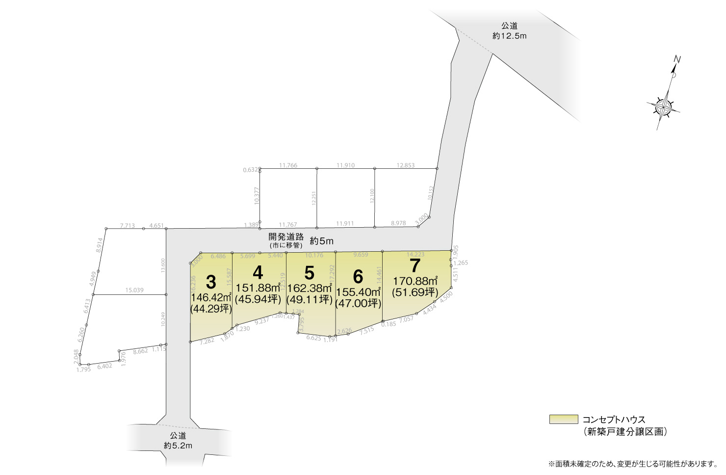 4_区画図_知立市来迎寺町Ⅳ