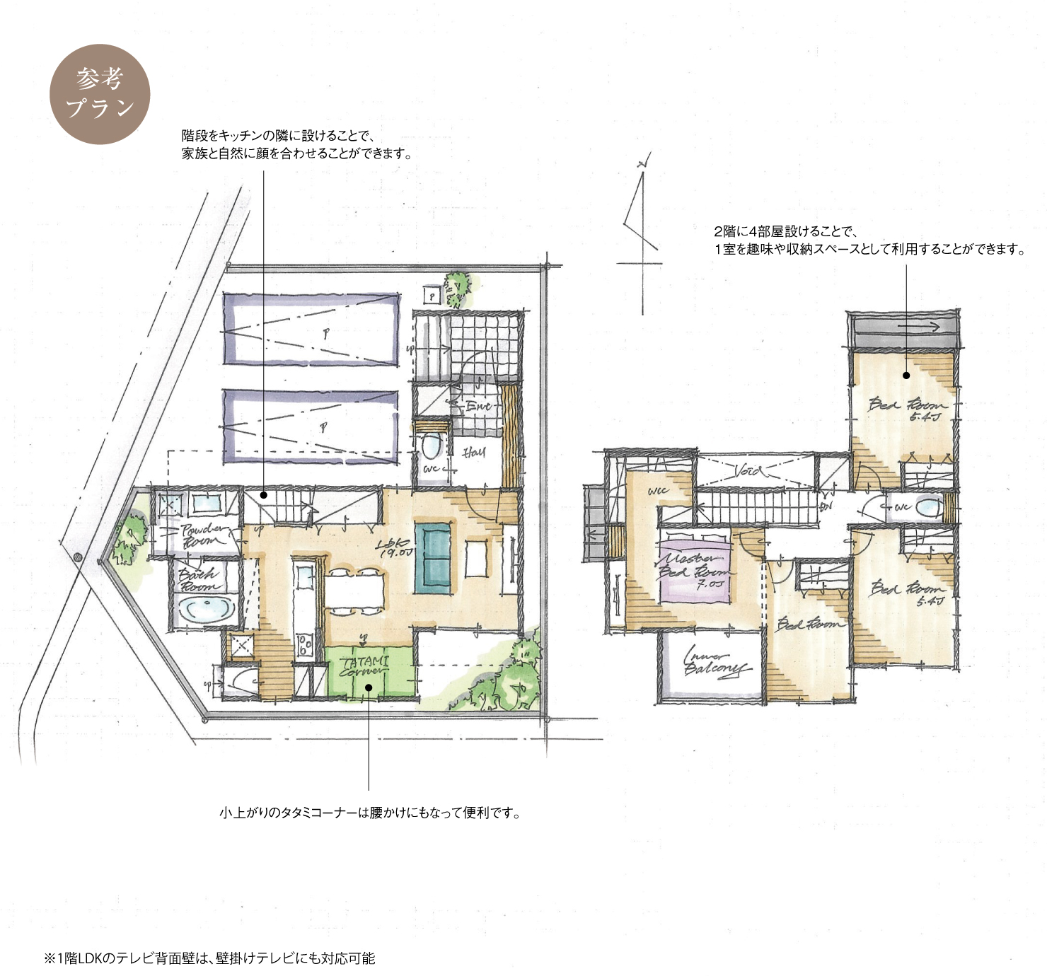 5_間取図_plan1_西区大野木XV_注文