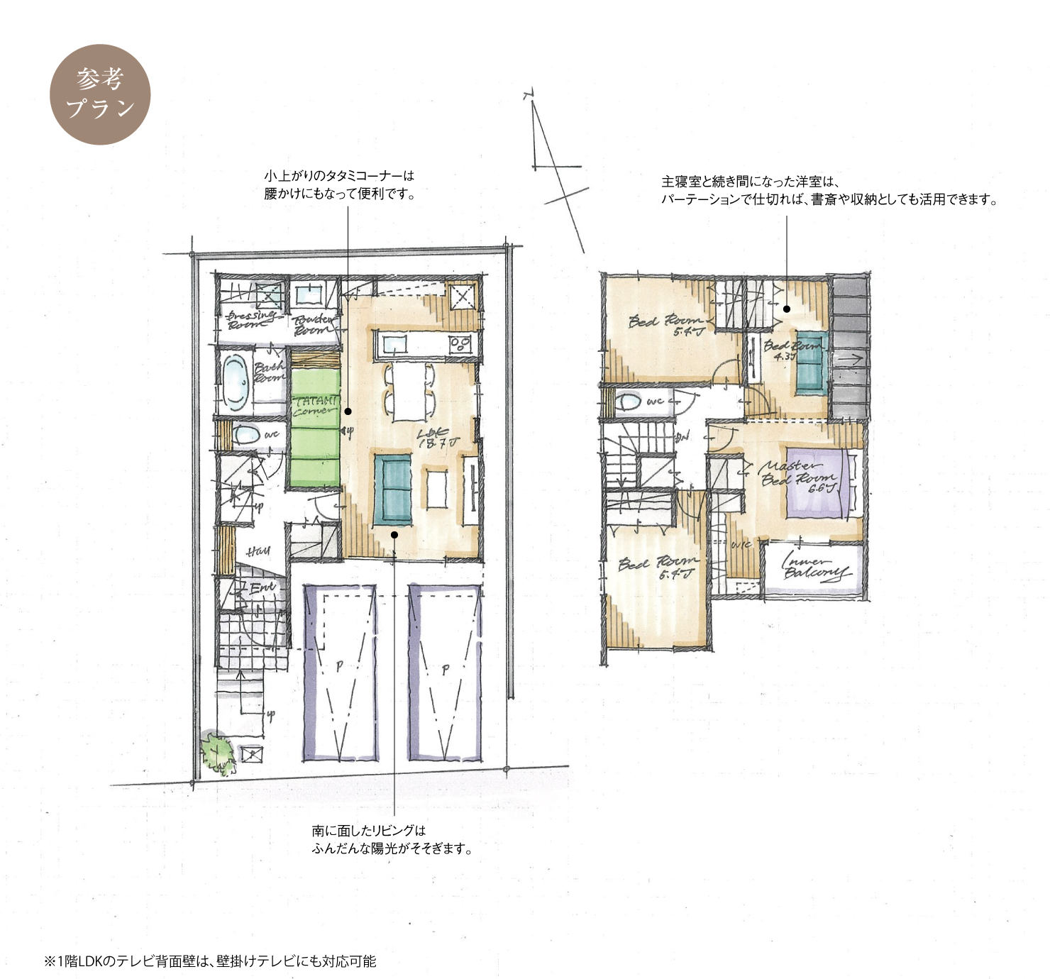 5_間取図_plan1_中川区荒子Ⅱ_注文