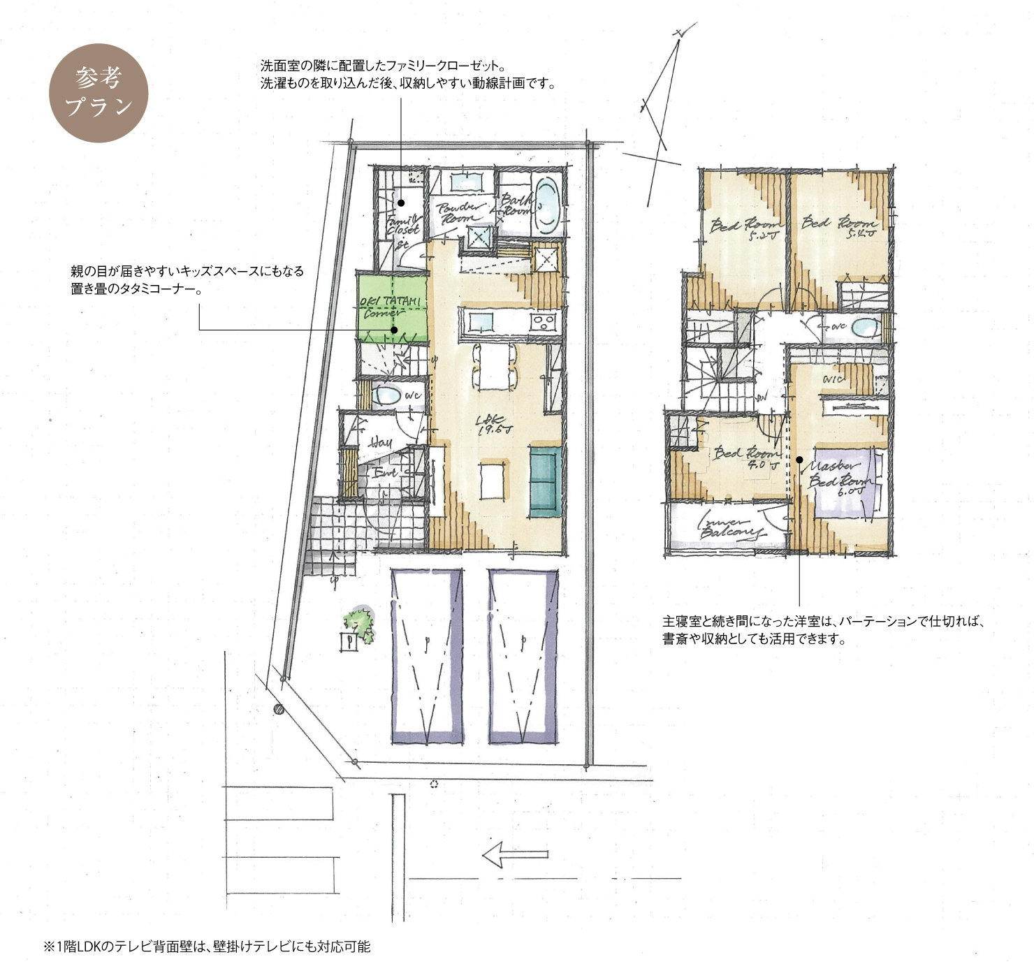 5_間取図_plan4_緑区砂田Ⅱ_注文