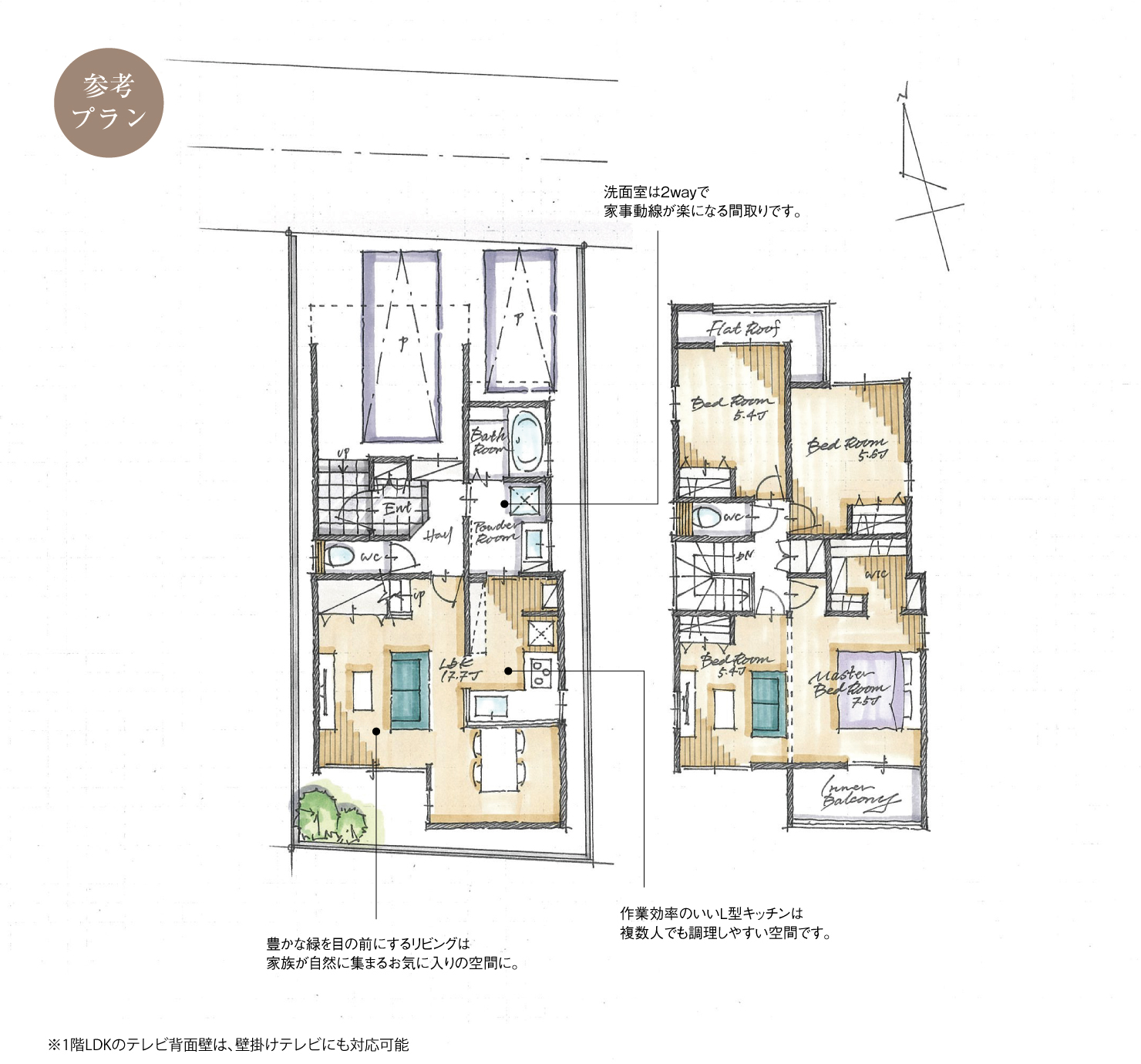 5_間取図_plan1_中川区小本駅南Ⅱ_注文