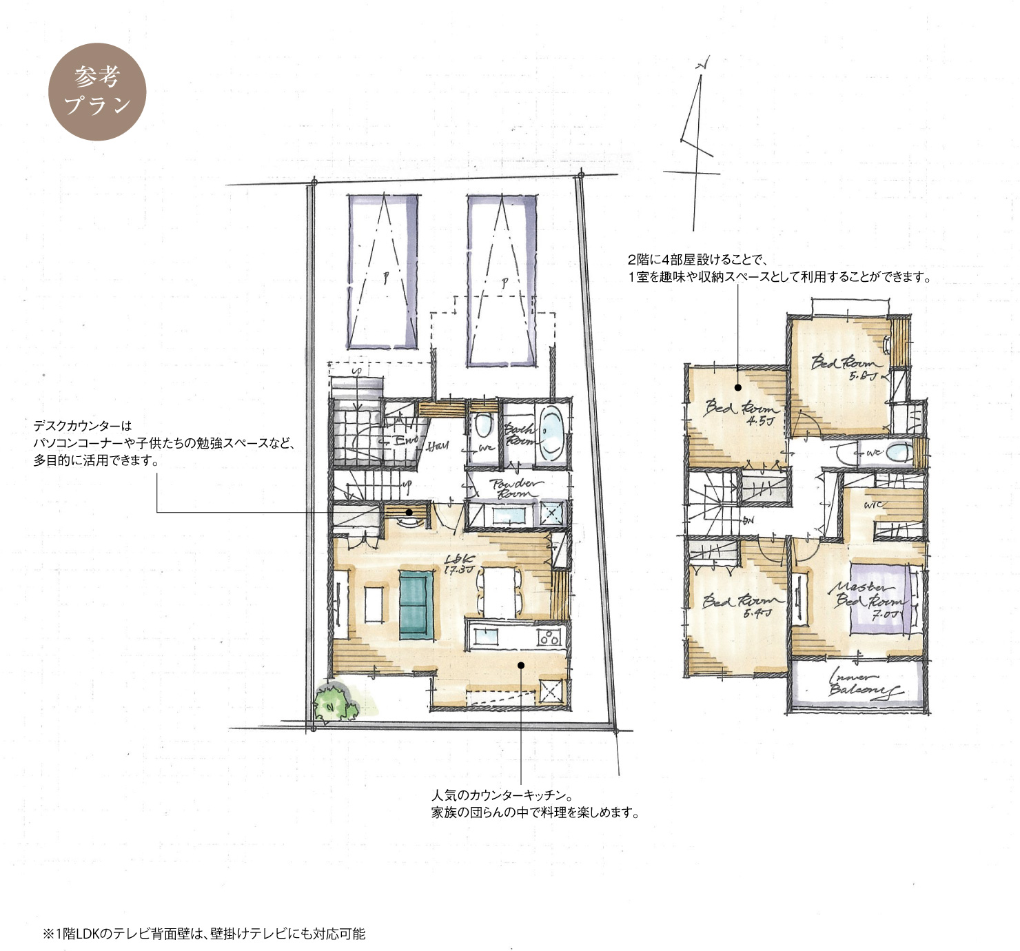 5_間取図_plan2_中川区高畑駅Ⅲ_注文