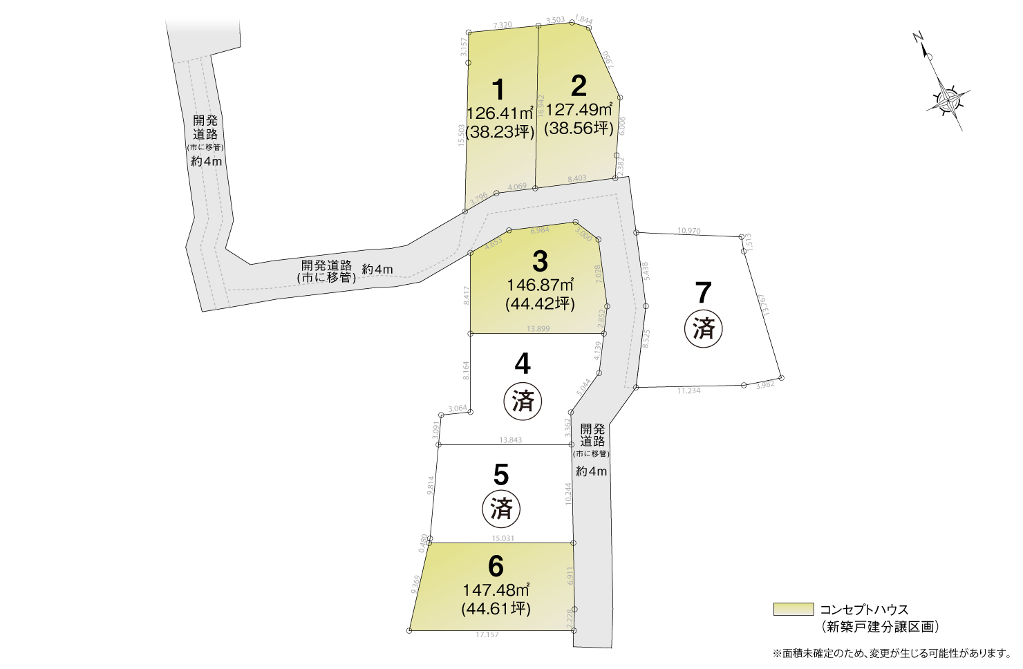 4_区画図_東海市富木島町Ⅹ