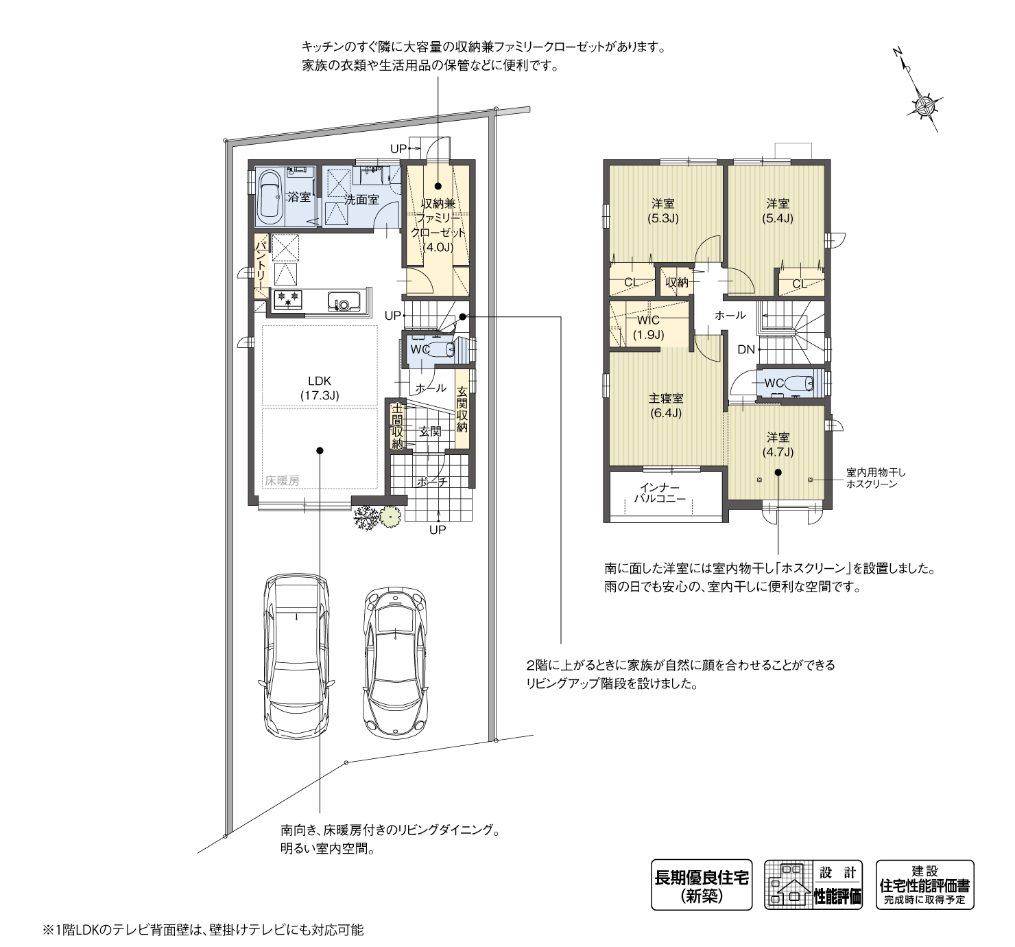 5_間取図_plan1_東海市富木島町Ⅹ