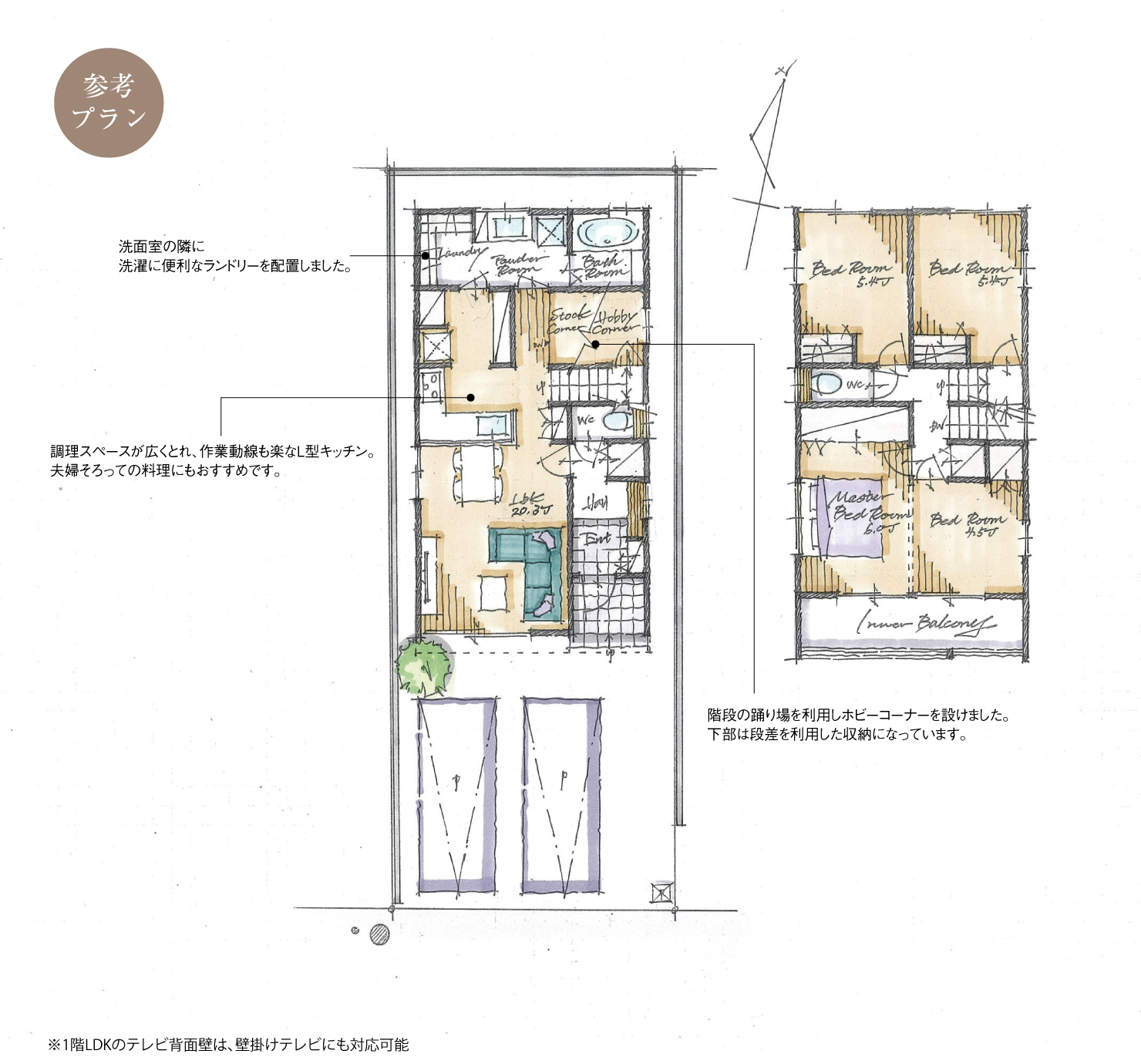 5_間取図_plan1_緑区鳥澄Ⅱ_注文