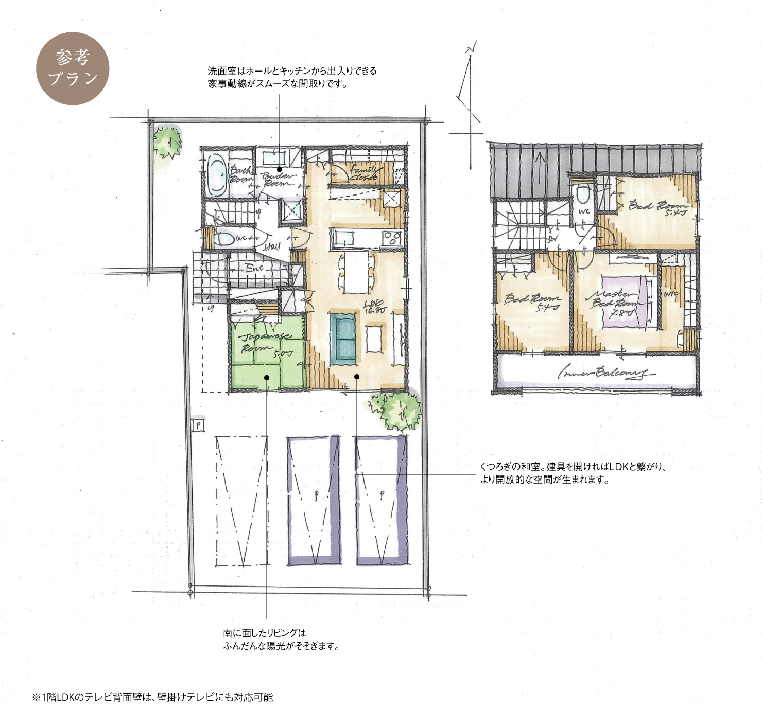 5_間取図_plan1_安城市古井町Ⅱ_注文