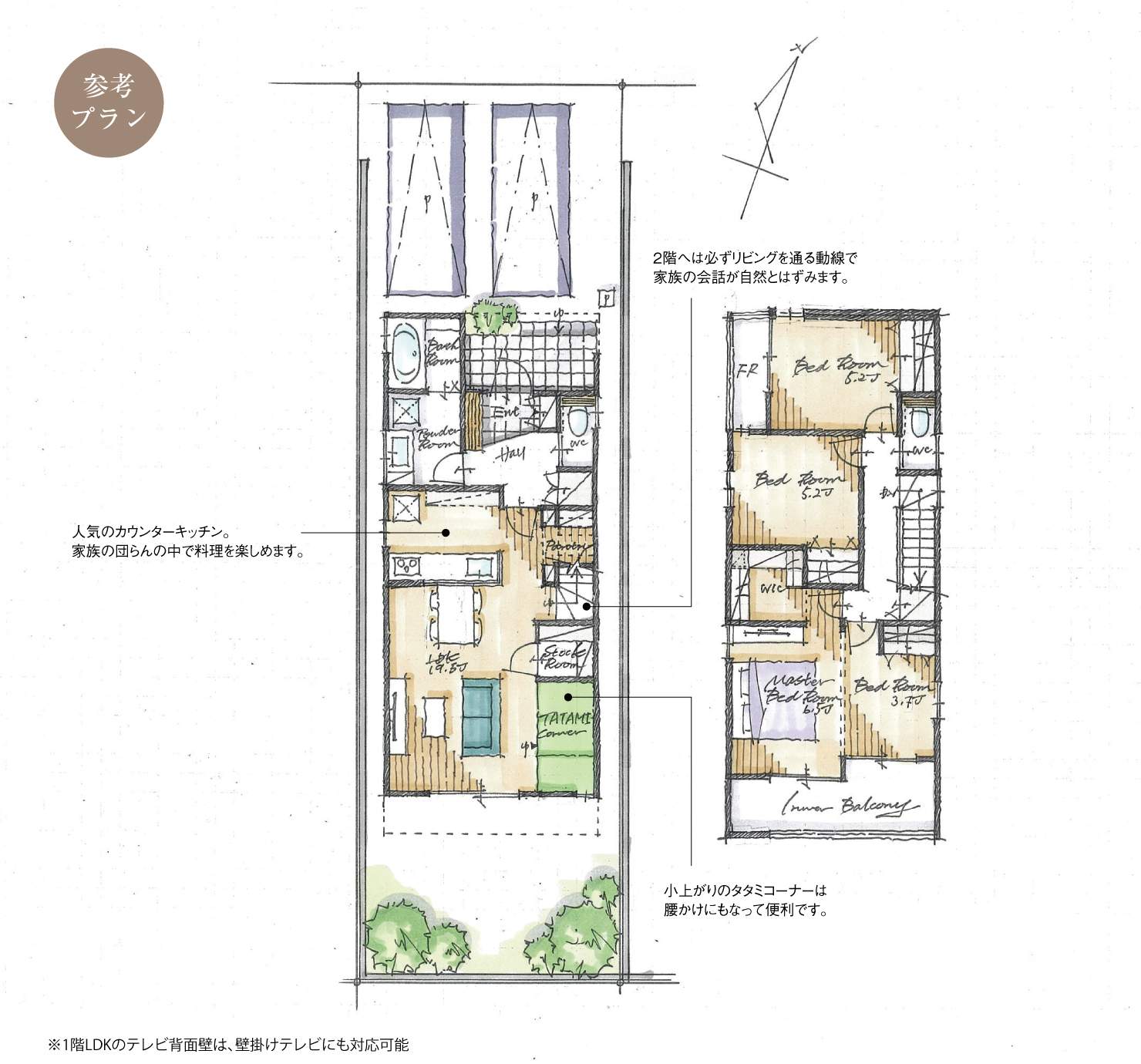 5_間取図_plan1_西区大野木XVI_注文
