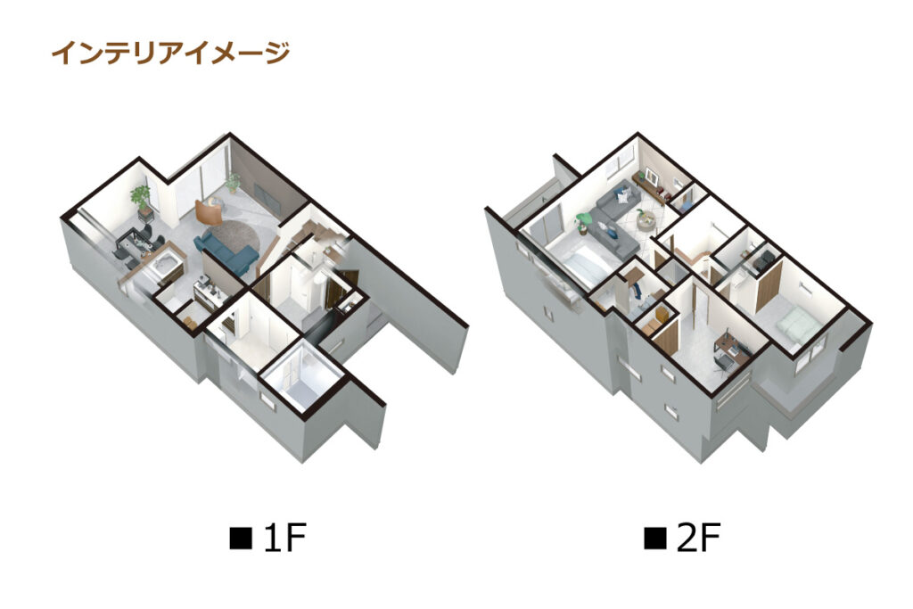 5_間取図_plan1_中川区小本駅南Ⅱ_インテリアイメージのみ