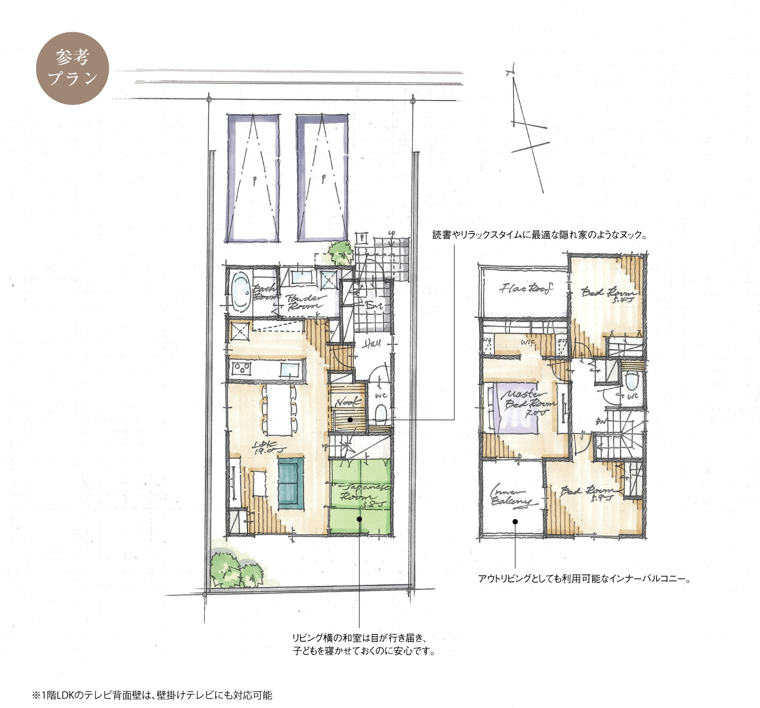 5_間取図_plan2_刈谷市泉田町Ⅴ_注文