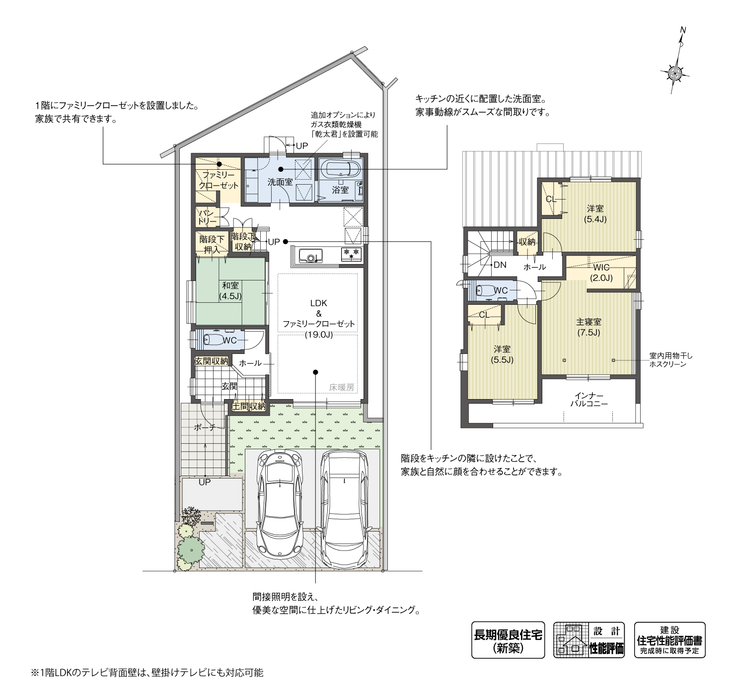5_間取図_plan2_東海市荒尾町Ⅵ