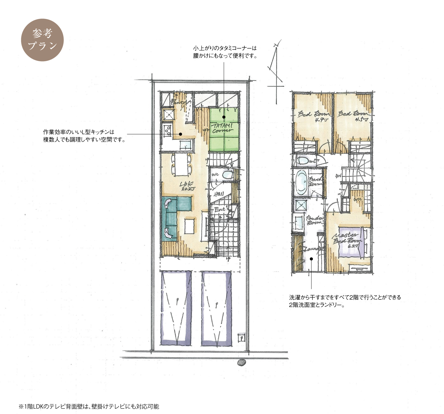 5_間取図_plan2_北区真畔町_注文
