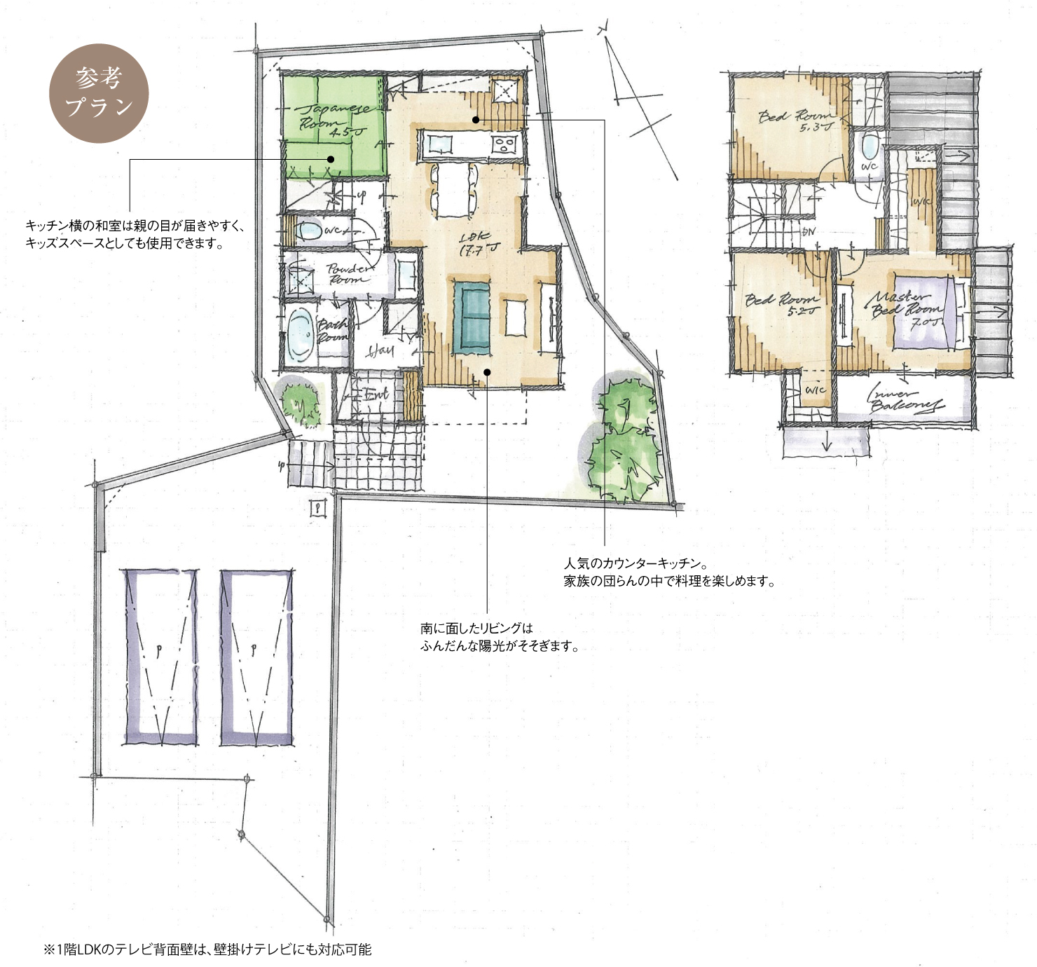 5_間取図_plan2_大府市長草町Ⅲ_注文