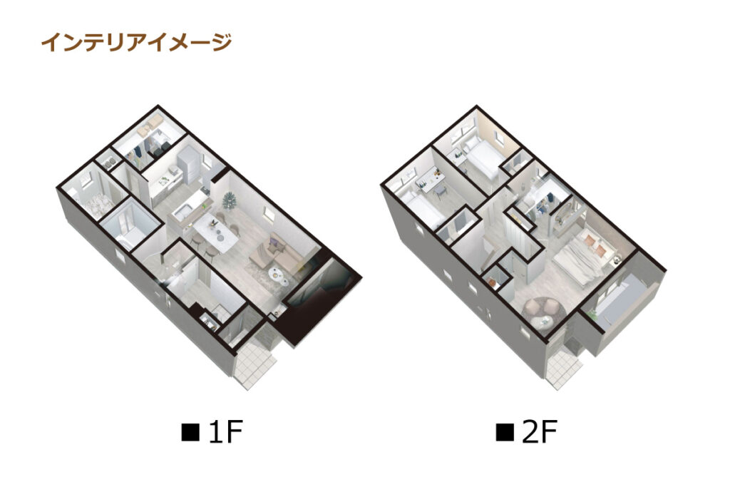 5_間取図_plan2_緑区鳥澄Ⅱ_インテリアイメージのみ