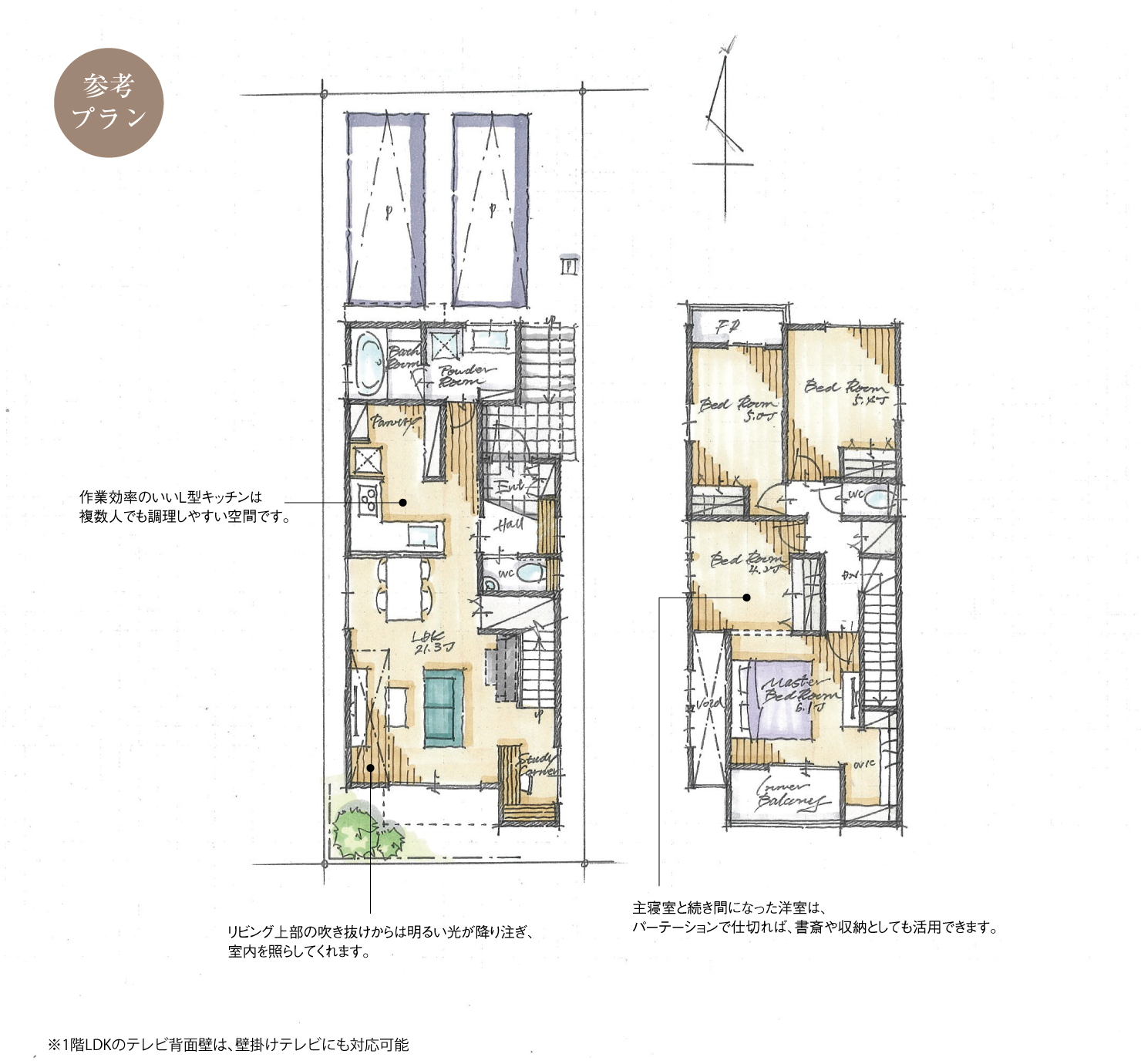 5_間取図_plan1_昭和区荒田町Ⅱ_注文