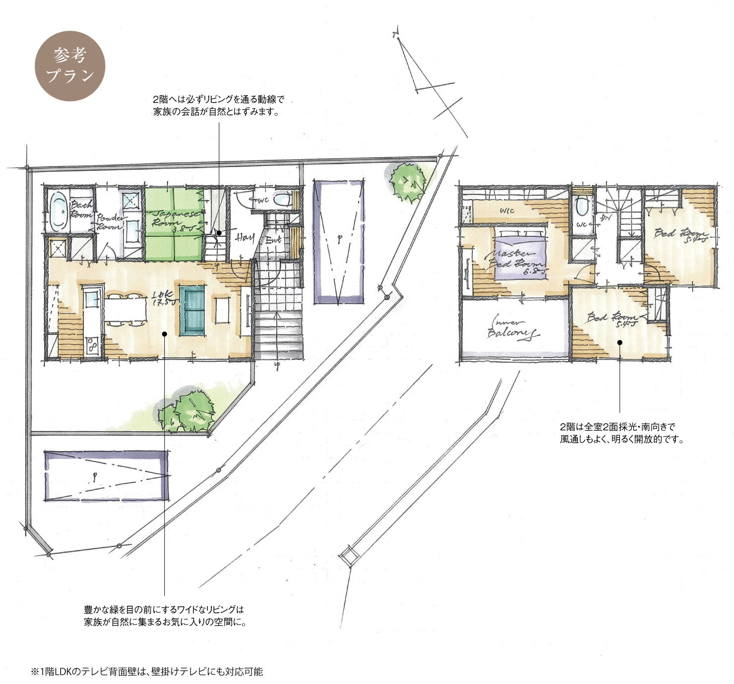 5_間取図_plan1_東海市加木屋町Ⅱ_注文