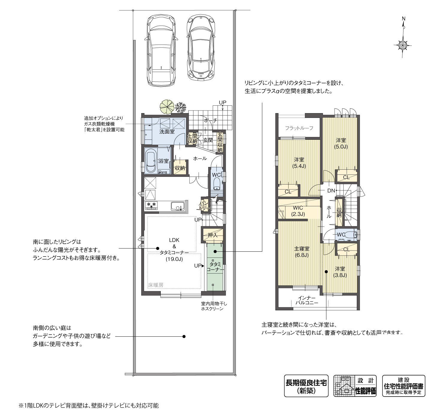 5_間取図_plan2_北区池花町