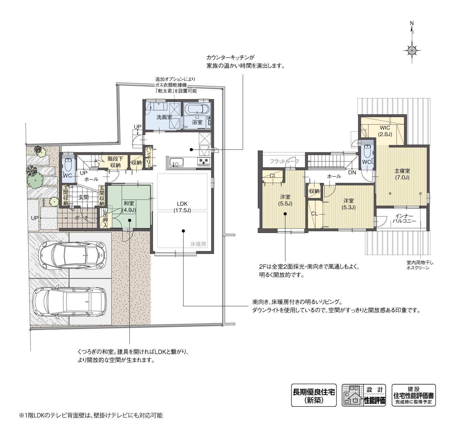 5_間取図_plan2_安城市古井町Ⅱ